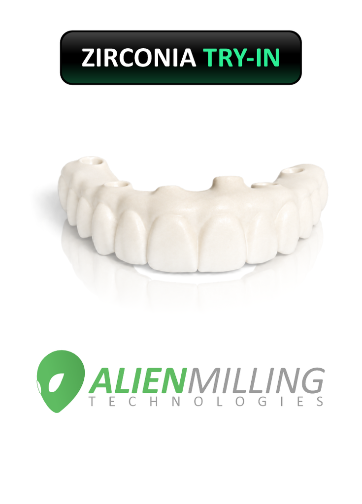 Alien Full Arch Zirconia Try-In