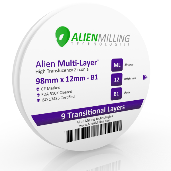 Alien Multi-Layer 98mm Zirconia Disc